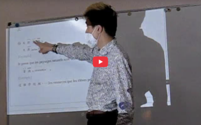 Cours de chinois pour adulte – vidéo