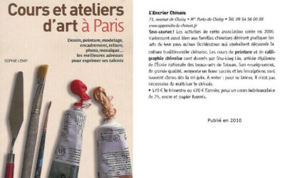 Cours et ateliers à Paris